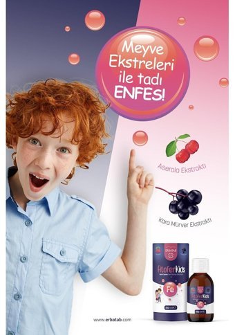 Erbatab Kids Karamürverli Çocuk Vitamin 150 ml