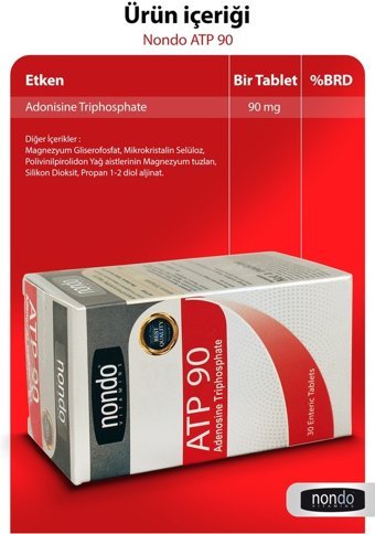 Nondo Atp Aromasız Yetişkin Vitamin 30 Tablet