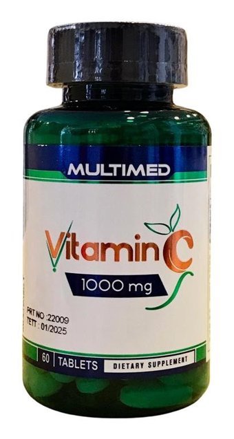 Multimed Vitamin C Aromasız Yetişkin Vitamin 60 Tablet