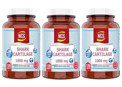 Ncs Shark Cartilage Demir Vitamin D3 Ahududu Yetişkin Vitamin 3x120 Tablet