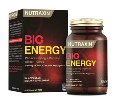 Nutraxin Big Energy Keçiboynuzu - Zencefil Yetişkin Vitamin 60 Tablet