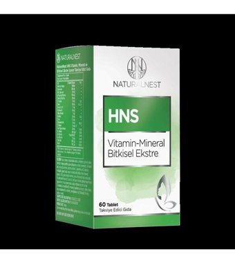 Naturalnest Hns Aromasız Yetişkin Vitamin 3x60 Tablet