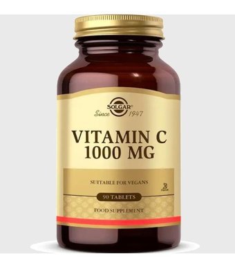 Solgar Vitamin C Aromasız Yetişkin Vitamin 90 Tablet