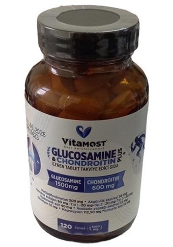 Vitamost Glucosamine Chondroitin Plus Aromasız Yetişkin Vitamin 120 Tablet