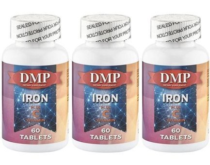Dmp Demir Iron Plus Vitamin C Aromasız Yetişkin Vitamin 3x60 Tablet