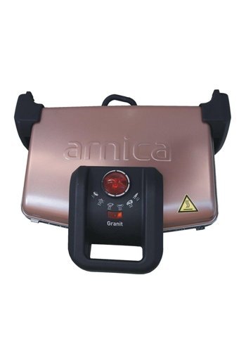 Arnica GH26123 6 Dilim Granit Çıkartılabilir Plaka Çift Taraflı 1750 W Izgaralı Rose Gold Tost Makinesi