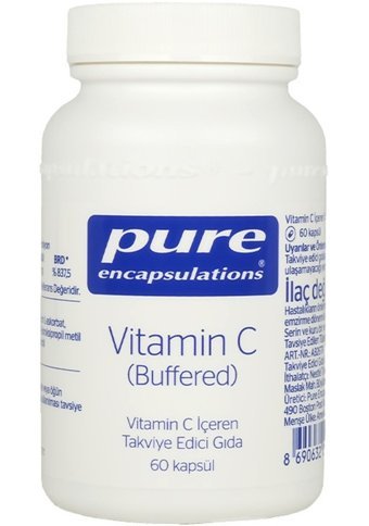 Pure Encapsulations Vitamin C Aromasız Yetişkin Vitamin 60 Kapsül