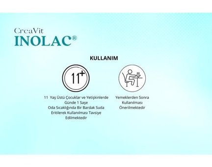 Creavit İnolac Aromasız Yetişkin Vitamin 30 Şase
