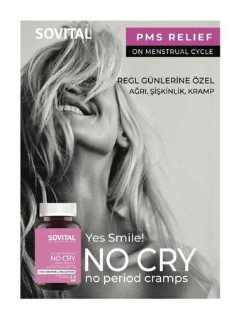 Sovital No Cry Pms Relief Aromasız Yetişkin Vitamin 48 Kapsül