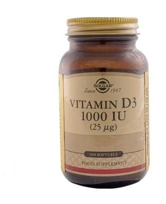 Solgar Vitamin D3 Aromasız Yetişkin Vitamin 100 Tablet
