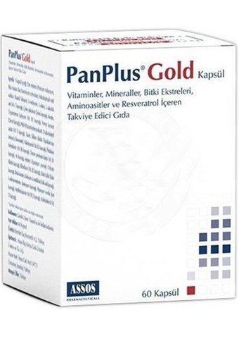 Panplus Gold Aromasız Yetişkin Vitamin 60 Kapsül