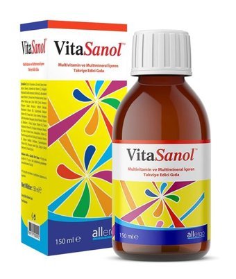 Allergo Multivitamin Multimineral Aromasız Yetişkin Vitamin 150 ml