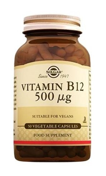 Solgar Vitamin B12 Aromasız Yetişkin Vitamin 50 Kapsül