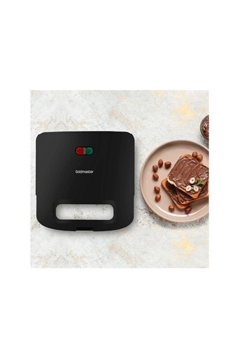 Goldmaster Gm-7451 2 Dilim Plastik Tek Yönlü 750 W Mini Siyah Tost Makinesi