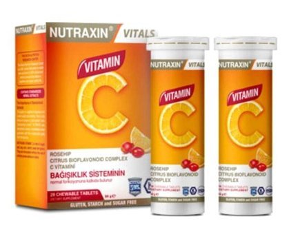 Nutraxin C Vitamini Portakallı Yetişkin Vitamin 28 Tablet