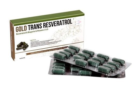 Gold Trans Resveratrol Aromasız Yetişkin Vitamin 30 Tablet
