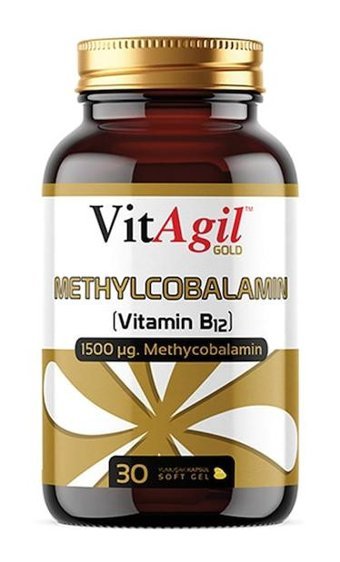 Vitagil Gold Methylcobolamin Vitamin B12 Aromasız Yetişkin Vitamin 30 Tablet