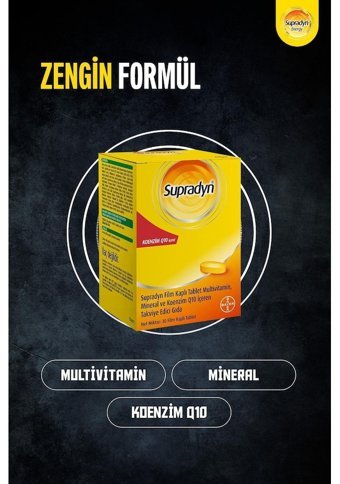 Supradyn - Portakallı Yetişkin Vitamin 30 Tablet
