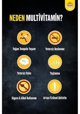 Supradyn - Portakallı Yetişkin Vitamin 30 Tablet
