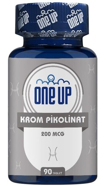 One Up Krom Pikolinat Aromasız Yetişkin Vitamin 90 Tablet