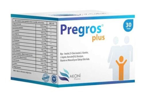 Pregros Plus Aromalı Yetişkin Vitamin 30 Şase