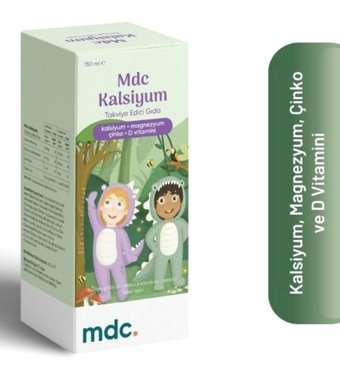 Mdc Kalsiyum Aromasız Yetişkin Vitamin 150 ml