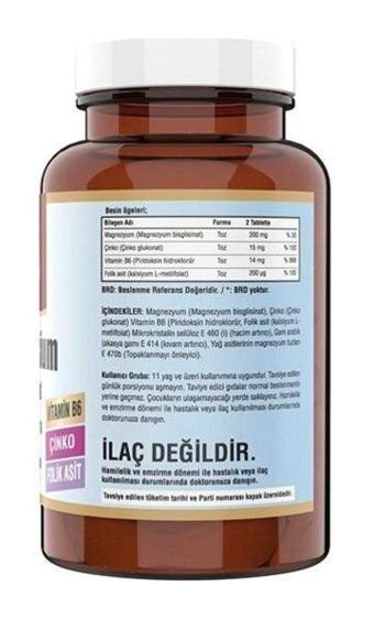 Ncs Zma Aromasız Yetişkin Vitamin 60 Adet