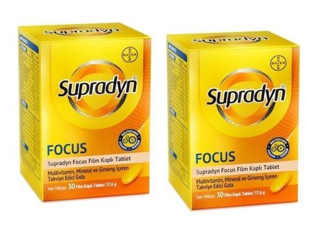 Supradyn Energy Focus Aromasız Yetişkin Vitamin 30 Kapsül