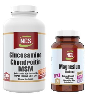 Ncs Magnesium Çinko Vitamin B6 - Glucosamine Aromasız Yetişkin Vitamin 180 Tablet - 300 Tablet