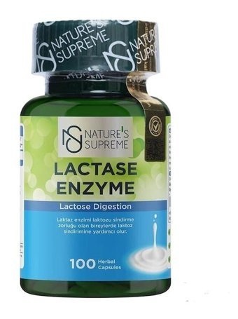Nature'S Supreme Lactase Enzyme Aromasız Yetişkin Vitamin 100 Kapsül