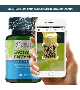 Nature'S Supreme Lactase Enzyme Aromasız Yetişkin Vitamin 100 Kapsül