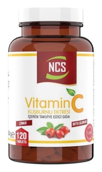 Ncs Vitamin C Kuşburnu Yetişkin Vitamin 120 Tablet