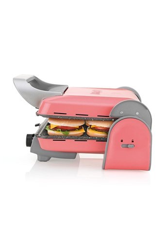 Arzum AR2013 4 Dilim Granit Çıkartılabilir Plaka Tek Yönlü 1800 W Izgaralı Kırmızı Tost Makinesi