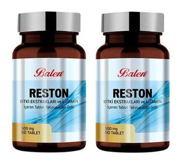 Balen Reston Bitki Ekstraları - Vitamin Bitki Ekstralar Yetişkin Vitamin 2x60 Tablet