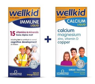 Vitabiotics Immune Multivitamin + Calcium Aromasız Çocuk Vitamin 15 Tablet