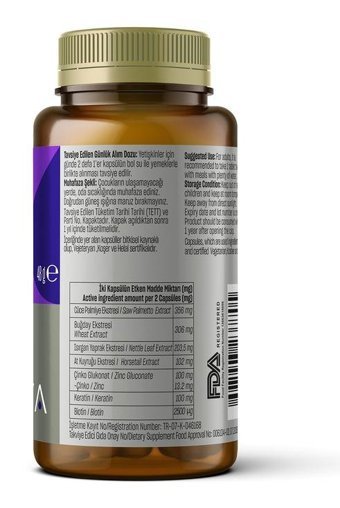 Talya Biotin Aromasız Yetişkin Vitamin 60 Kapsül