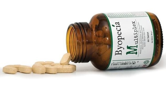 Byopecia Multiplex Saç Dökülmesi - Tırnaklar - Bağışıklık Portakallı Yetişkin Vitamin 60 Kapsül