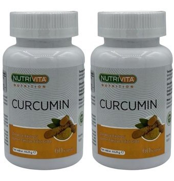 Nutrivita Curcumin Zerdeçal Yetişkin Vitamin 2x60 Kapsül