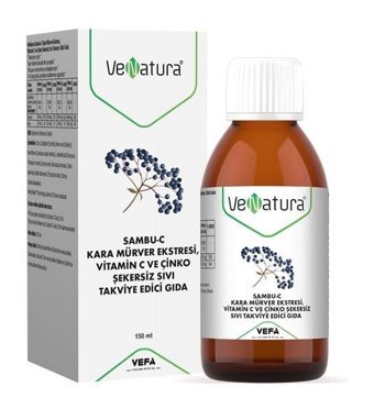 Venatura Sambu-C Vitamin C Çinko Karamürverli Yetişkin Vitamin 150 ml