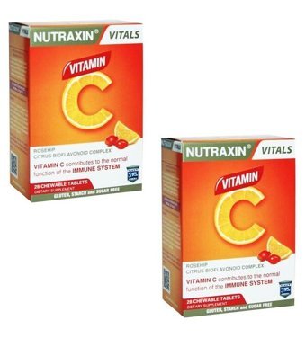 Nutraxin Vitals C Portakallı Yetişkin Vitamin 2x28 Tablet