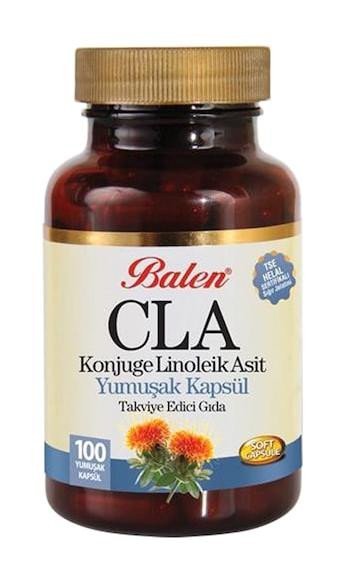 Balen Cla Konjuge Linoleik Asit Aromasız Yetişkin Vitamin 100 Kapsül