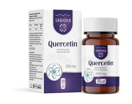 Erbatab Quercetin Aromasız Yetişkin Vitamin 30 Kapsül