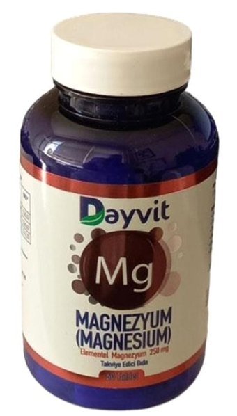Dayvit Magnezyum Aromasız Yetişkin Vitamin 60 Tablet