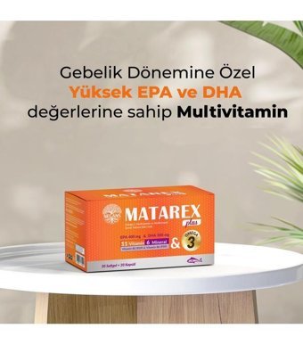 Negans Matarex Aromasız Yetişkin Vitamin 60 Kapsül