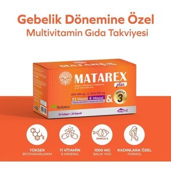 Negans Matarex Aromasız Yetişkin Vitamin 60 Kapsül