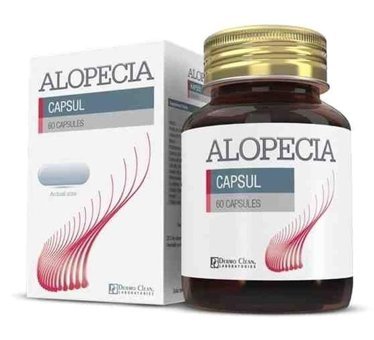 Alopecia Saç Bakım Kapsülü Aromasız Yetişkin Vitamin 60 Kapsül