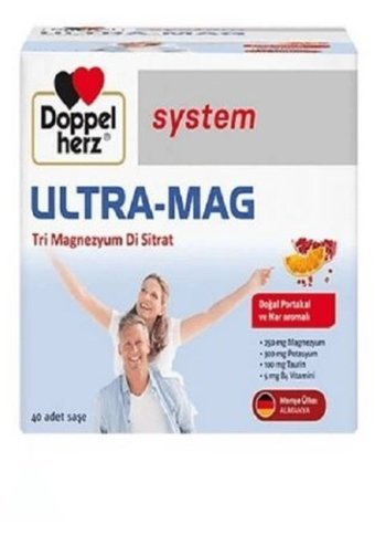 Doppelherz Ultra-Mag Portakal - Nar Yetişkin Vitamin 40 Şase