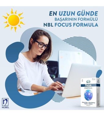 Nbl Focus Formula Aromasız Yetişkin Vitamin 30 Tablet