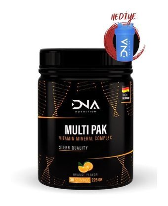 Dna Nutrition Portakal Aromalı Multi Pak Portakallı Yetişkin Vitamin 225 gr