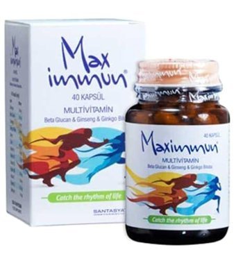 Max - Aromasız Yetişkin Vitamin 40 Kapsül